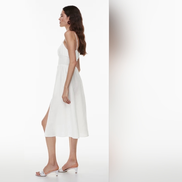 BNWT Wilfred Genoa Linen midi dress - Picture 4 of 4